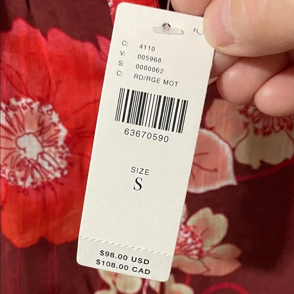 Nwt’s Anthropologie Porridge Floral Top Size Small - Picture 9 of 15